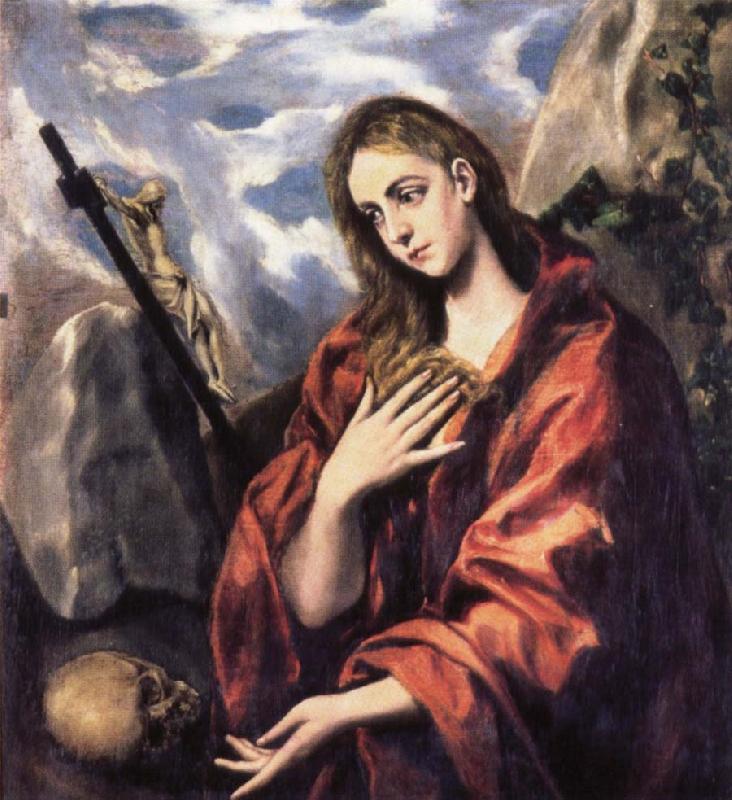 El Greco Mary Magdalen in Penitence oil painting image